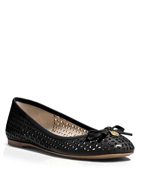 michael kors flat ballet shoes|Michael Kors genuine leather flats.